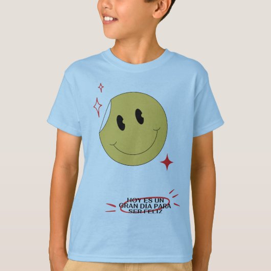 Basis T-shirt voor kinderen (Voorkant)