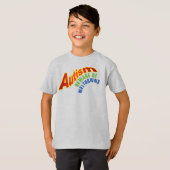 Basis T-shirt voor kinderen met autisme (Voorkant volledig)