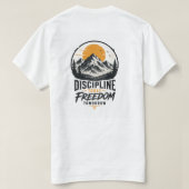 Basis T-shirt voor mannen (Design achterkant)