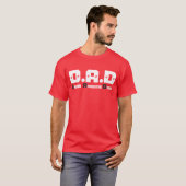Basis T-shirt voor mannen/Citaat (Voorkant volledig)