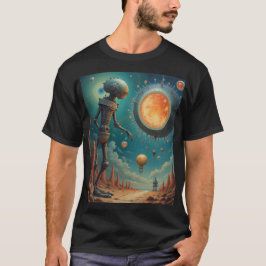 Basis T-shirt voor mannen, donker