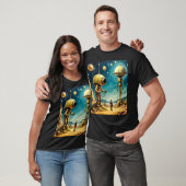 Basis T-shirt voor mannen in het donker (Unisex)