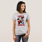 Basis T-shirt voor vrouwen (Voorkant volledig)