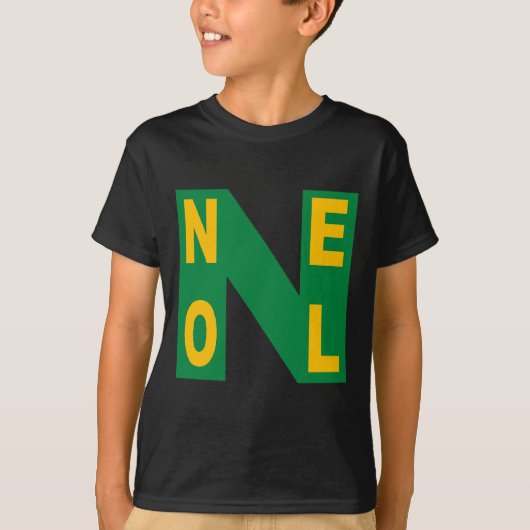 Basis T-shirt zwart NOEL Design (Voorkant)