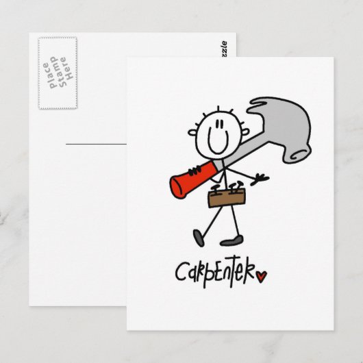 Basis tekenfilmafbeelding — Tshirts en cadeautjes Briefkaart (Voorkant / Achterkant)