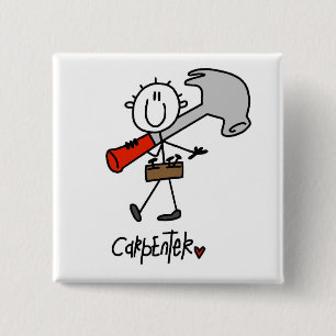 Basis tekenfilmafbeelding — Tshirts en cadeautjes Vierkante Button 5,1 Cm