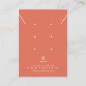 Basis Terracotta Aarde Sieraden Display Logo TMF26 Visitekaartje (Voorkant)