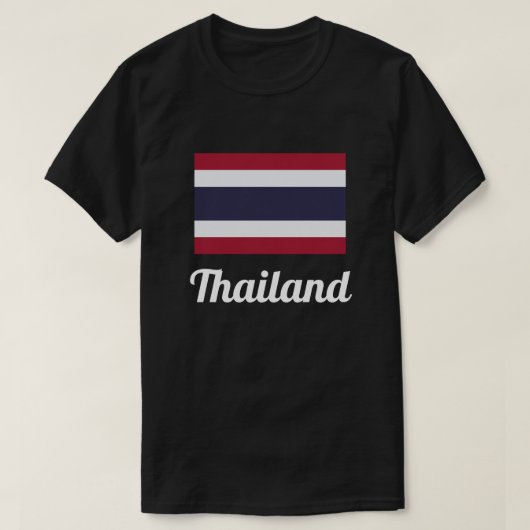 Basis Thailand Vlag T-Shirt (Design voorkant)