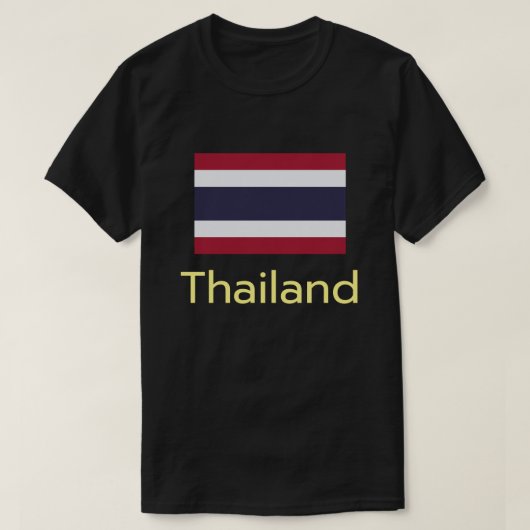 Basis Thailand Vlag T-Shirt (Design voorkant)