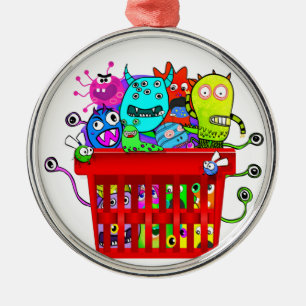 Basis van de Schattige deplorabele zaken van Trump Metalen Ornament