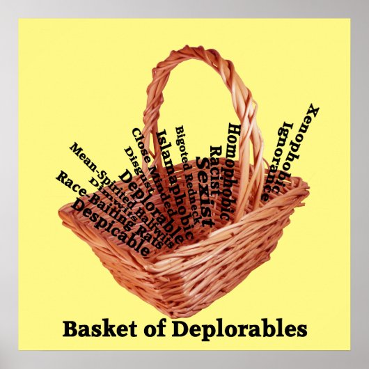 Basis van deplorabele woorden, waardevol Poster pa (Voorkant)