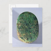 Basis van een huwelijkssjaal van Amenhotep III Briefkaart (Voorkant / Achterkant)