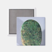 Basis van een huwelijkssjaal van Amenhotep III Magneet (Voorkant / Achterkant)