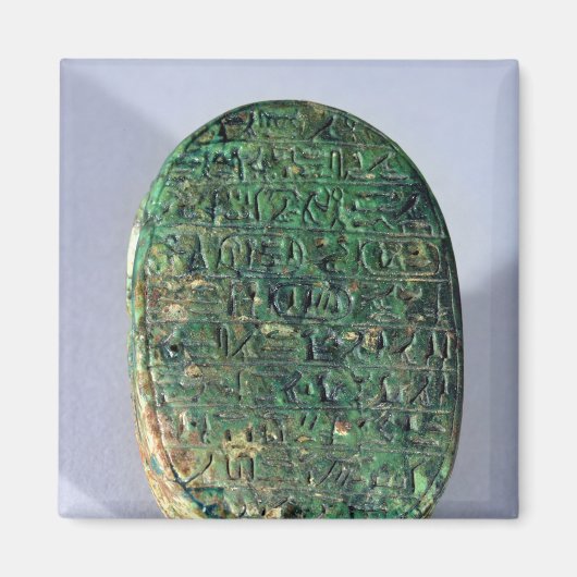 Basis van een huwelijkssjaal van Amenhotep III Magneet (Voorkant)