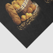 BASIS VAN HET BREAD-/ZWARTE-ACHTERGRONDWEEFSELPAPI TISSUEPAPIER (Detail)