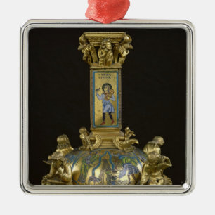 Basis van het kruis van St. Bertin Metalen Ornament
