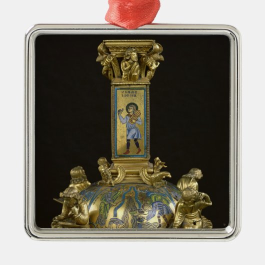 Basis van het kruis van St. Bertin Metalen Ornament (Voorkant)