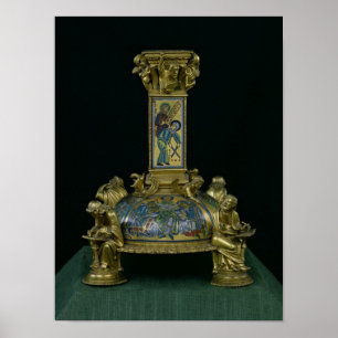 Basis van het kruis van St. Bertin Poster