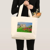 Basis van Menton in Frankrijk Grote Tote Bag (Voorkant (product))