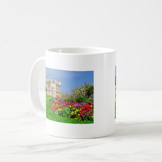 Basis van Menton in Frankrijk Koffiemok (Voorkant links)