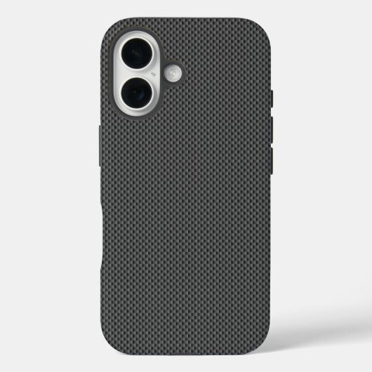 basis van zwarte koolstofvezel Case-Mate iPhone case (Achterkant)