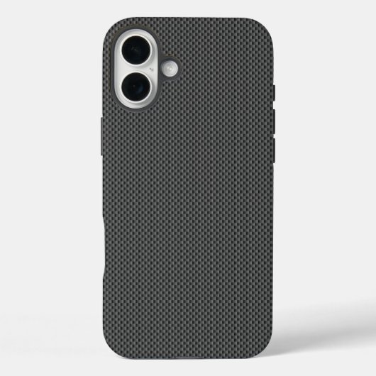 basis van zwarte koolstofvezel Case-Mate iPhone case (Achterkant)