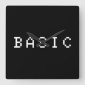 BASIS VIERKANTE KLOK (Voorkant)