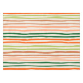 Basis Vintage Verticale Strepen Tafelkleed (Voorkant (Horizontaal))