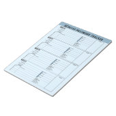 Basis Wachtwoord Tracker met Gebruikersnaam Notitieblok (Schuin)