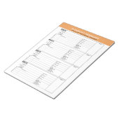 Basis Wachtwoord Tracker met Gebruikersnaam Notitieblok (Schuin)