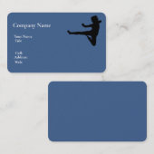 Basis wit Sjabloon Visitekaartje trap karaat (Voorkant / Achterkant)