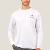 Basis witte B3lly tee Tri-Blend Shirt (Voorkant volledig)
