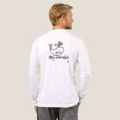Basis witte B3lly tee Tri-Blend Shirt (Achterkant)