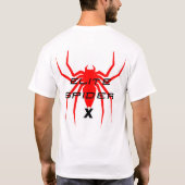 Basis Witte Elite Spider X Shirt Rechte Logo (Achterkant)
