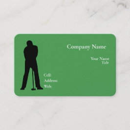 Basis witte Sjabloon Visitekaartje met blauw