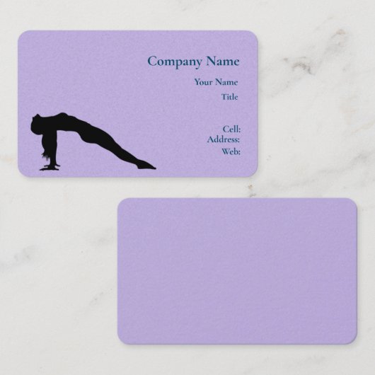 Basis witte Sjabloon Visitekaartje streep (Voorkant / Achterkant)