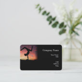 Basis witte Sjabloon Visitekaartje yoga (Staand voorkant)