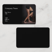 Basis witte Sjabloon Visitekaartje yoga (Voorkant / Achterkant)