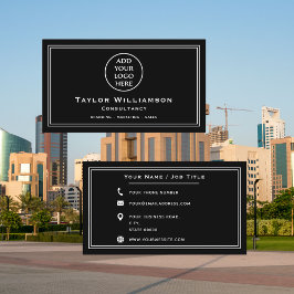 Basis Zakelijk Logo Bedrijfsmatig Professioneel Be Visitekaartje