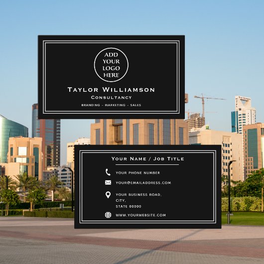 Basis Zakelijk Logo Bedrijfsmatig Professioneel Be Visitekaartje