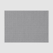 Basis Zwart Gingham Tissuepapier (Voorkant)
