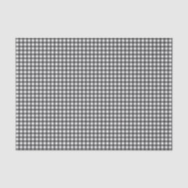 Basis Zwart Gingham Tissuepapier