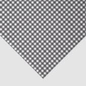 Basis Zwart Gingham Tissuepapier (Detail)