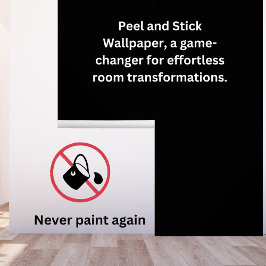 Basis Zwart Stevige Kleur Eenvoudige Één Kleurenmi Behang