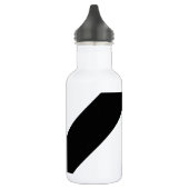 Basis Zwart-witte Streep 1 Waterfles (Links)