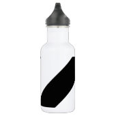 Basis Zwart-witte Streep 1 Waterfles (Rechts)