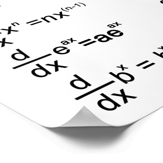 Basisafdruk berekenen poster (Hoek)