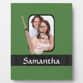 Basisbal en bat fotoplaat (Voorkant)