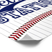 Basisbalies - STAATSSCHEMA SELFIE Afdrukken Poster (Hoek)