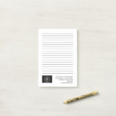 Basisbedrijfslogo Branding Co Notitiekaart Post-it® Notes (Op bureau)